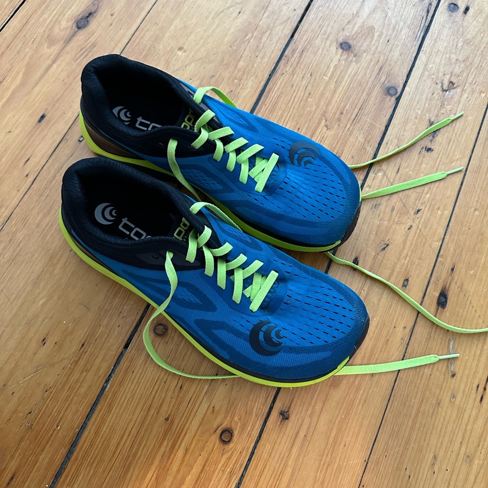 Topo Athletic M-Ultrafly 3 in ocean/green size US 9.5